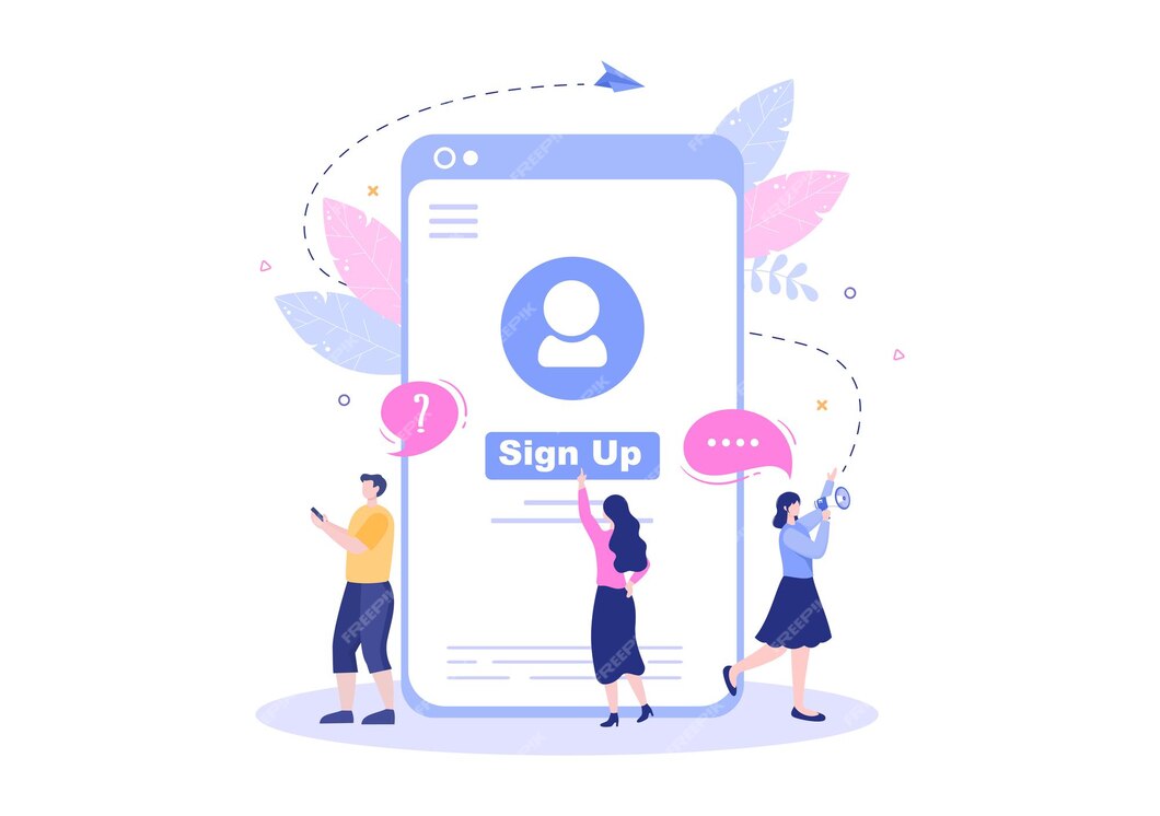 A Sign Up Image.